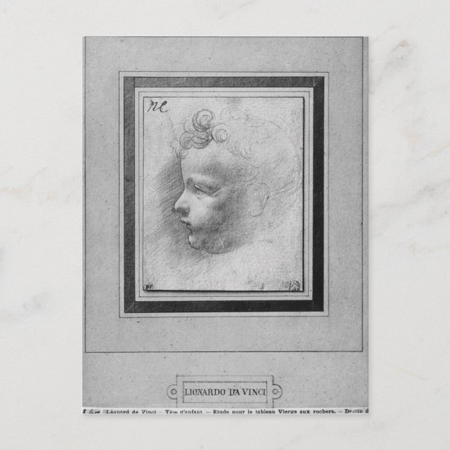 Leiter eines Kindes Postkarte (Vorderseite)