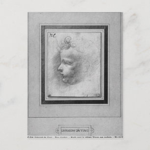 Leiter eines Kindes Postkarte