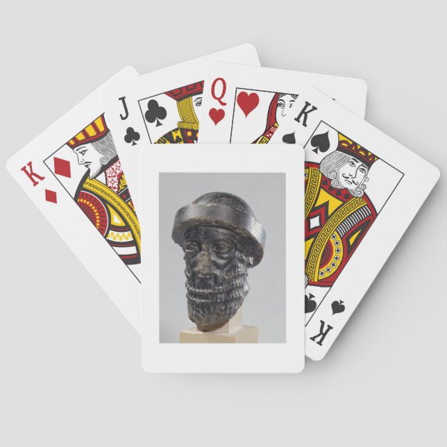 Leiter eines Königs, möglicherweise Hammurabi, Kön Spielkarten (Rückseite)