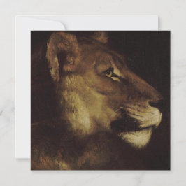 Leiter eines Löwen (Wildtier) Karte