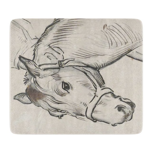 Leiter eines Pferdes (von Alfred Dehodencq) Schneidebrett (Vorderseite)