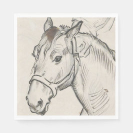 Leiter eines Pferdes (von Alfred Dehodencq) Serviette