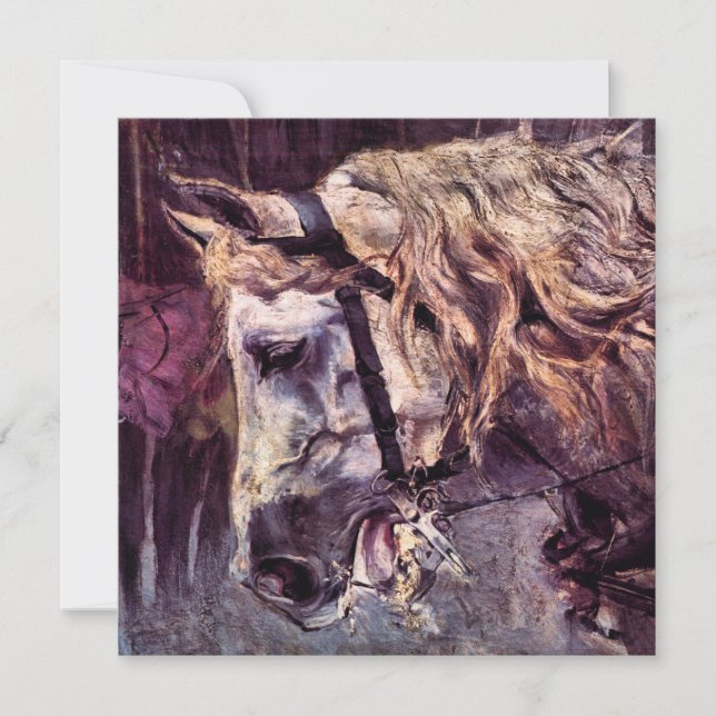 Leiter eines Pferdes von Giovanni Boldini, Vintage (Vorderseite)