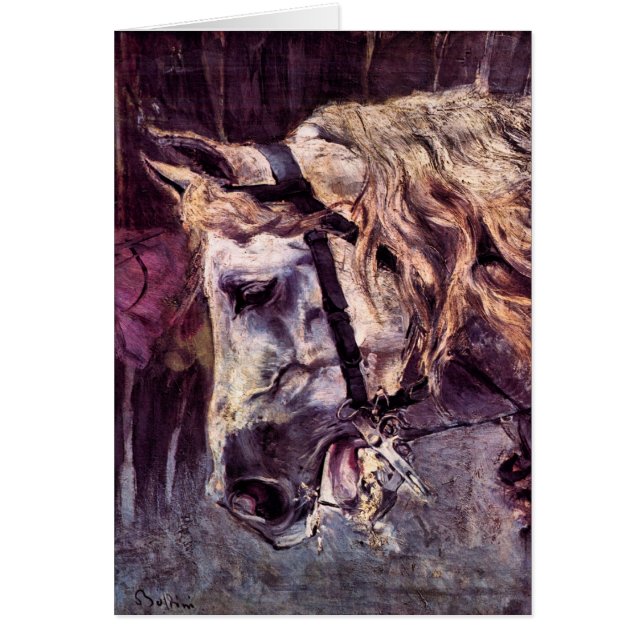 Leiter eines Pferdes von Giovanni Boldini, Vintage (Vorne)