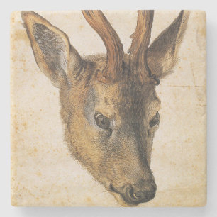 Leiter eines Stag (Wildlife) (von Albrecht Durer) Steinuntersetzer