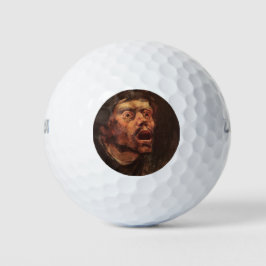 Leiter eines wütenden Mannes (Traurigkeit und Leid Golfball