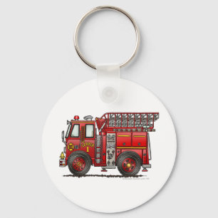 Leiter-Löschfahrzeug-Feuerwehrmann Schlüsselanhänger