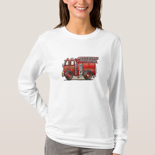 Leiter-Löschfahrzeug T-Shirt (Vorderseite)