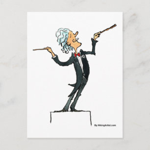 Leiter Postkarte