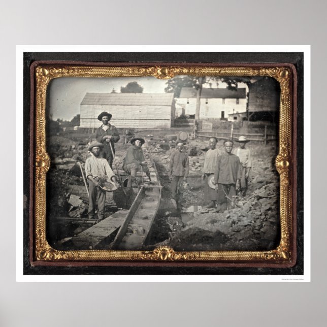 Leiter von Auburn Ravine, 1852 von Joseph Blaney S Poster (Vorne)