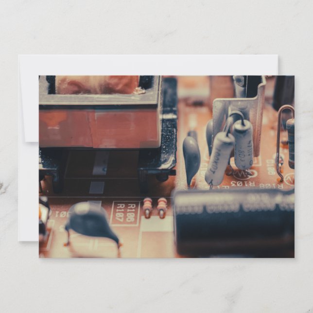 Leiterkarte Feiertagskarte (Vorderseite)