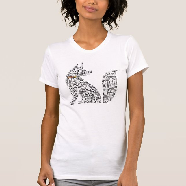 Leiterplatte-Hundeillustration T-Shirt (Vorderseite)