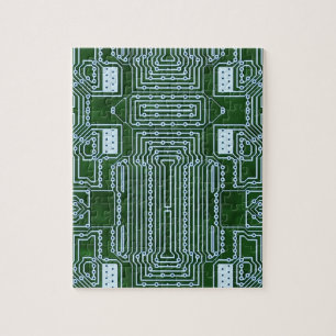 Leiterplattenhintergrund Puzzle