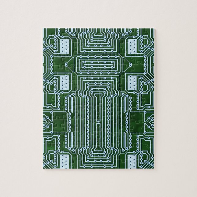 Leiterplattenhintergrund Puzzle (Vertikal)