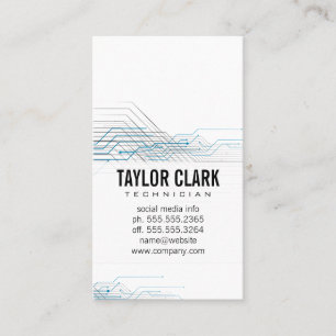 Leiterplattenkomponente Visitenkarte