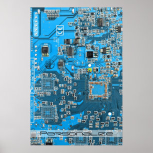 Leiterplattenplatine für gedruckte Leiterplatten B Poster