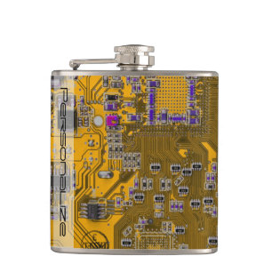 Leiterplattenplatine Orange für gedruckte Leiterpl Flachmann