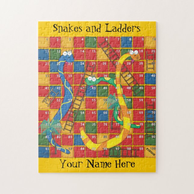 Leiterspiel Puzzle (Vertikal)