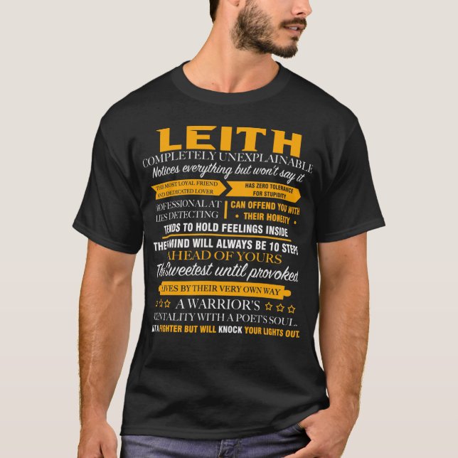 LEITH völlig unerklärlich T-Shirt (Vorderseite)
