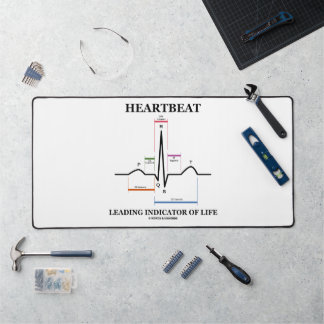 Leitindikator für das Leben EKG/EKG-Spaß Schreibtischunterlage