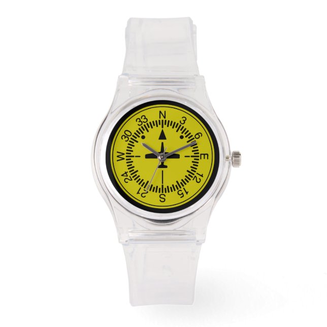 Leitindikator Pilot Luftfahrzeug-Geek Armbanduhr (Vorderseite)