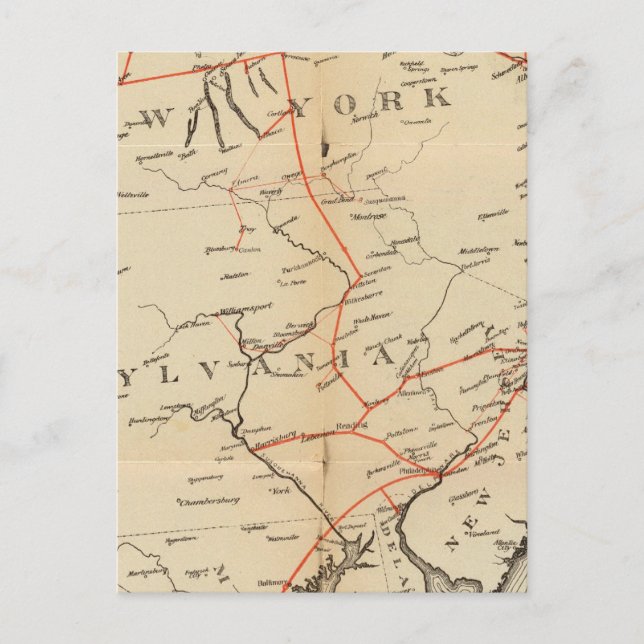 Leitungen und Metallverbindungen Postkarte (Vorderseite)