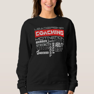 Leitungs-Coach Motivation Influencer Blog Conten Sweatshirt