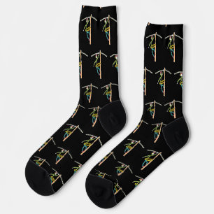 Leitungsmann Stickman Socken