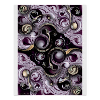 "Lektion der Schöpfung", glänzendes Poster