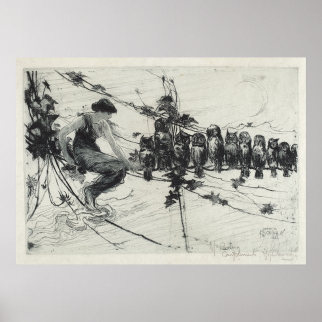 Lektion in Weisheit Print by Frederick Stuart Chur Poster (Vorne)