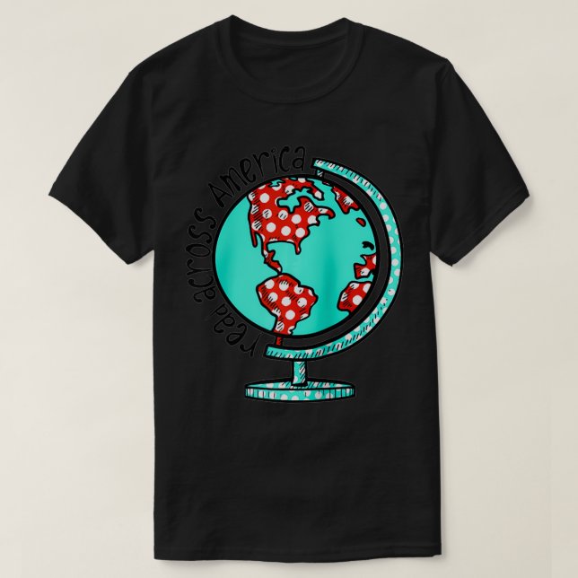 Lektionen, die Amerika beim Lesen von Lover Teache T-Shirt (Design vorne)