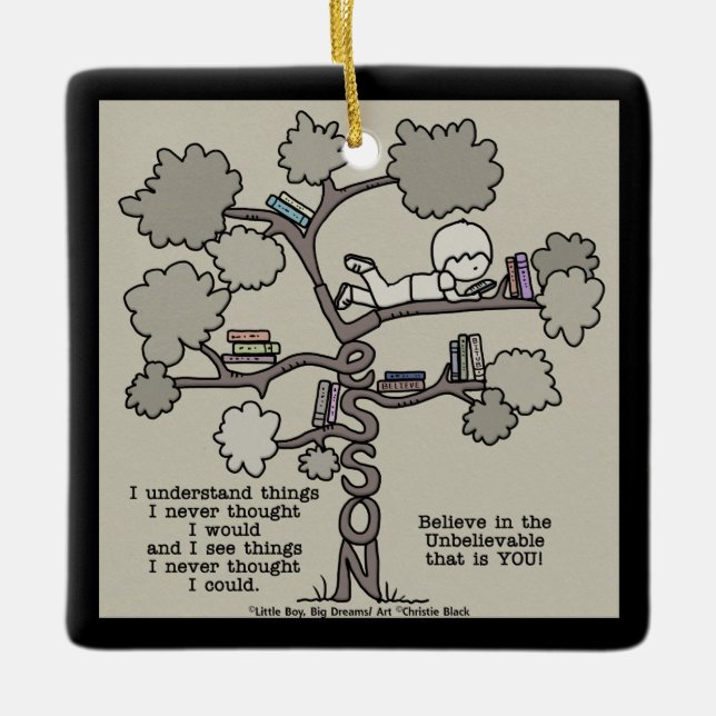 Lektionen gelehrt keramikornament (Vorderseite)