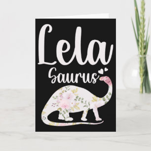 Lela Saurus Oma Muttertag Erntedankfest Weihnachte Karte