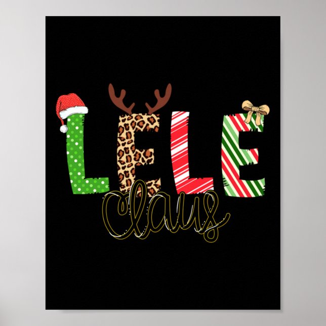 Lele Claus Xmas Happy Family New Santa Claus Chris Poster (Vorne)