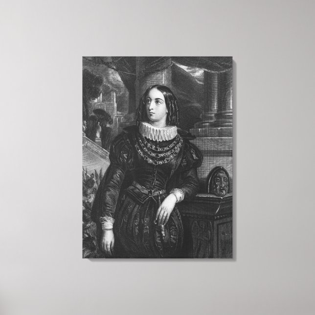 Lelia, Illustration von "Lelia" von George Sand Leinwanddruck (Vorderseite)