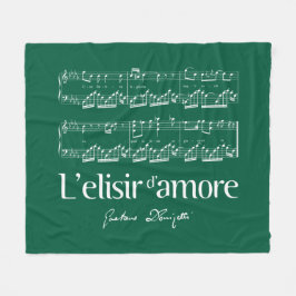 L'elisir d'amore 2 fleecedecke