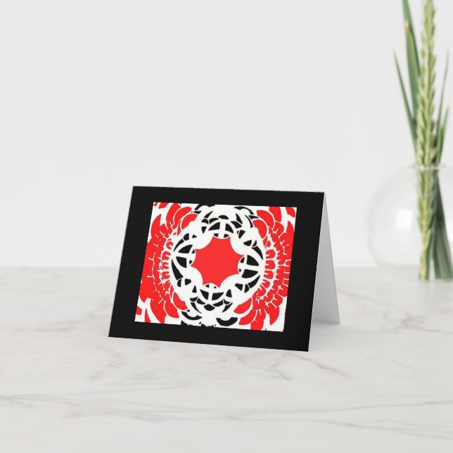 Leliza Designs Blank Note Card Karte (Vorderseite)