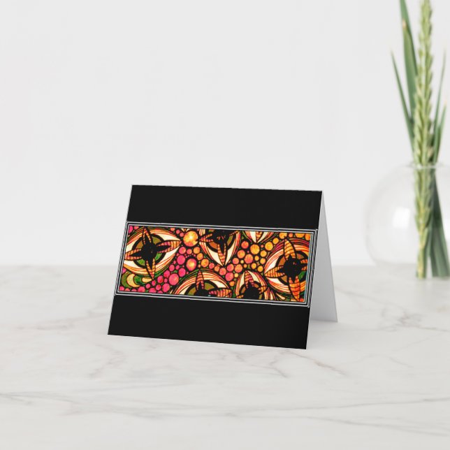Leliza Designs Blank Note Card Karte (Vorderseite)