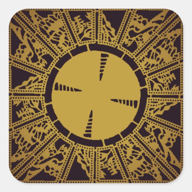 Lemarchand's Box: Lamenkonfiguration; Höllenjäger Quadratischer Aufkleber (Vorderseite)