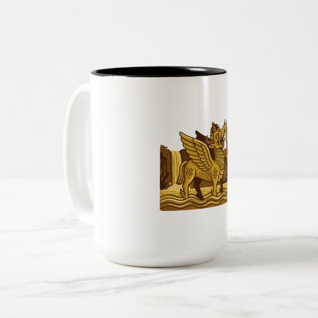 Lembuswana Zweifarbige Tasse (Vorderseite Links)