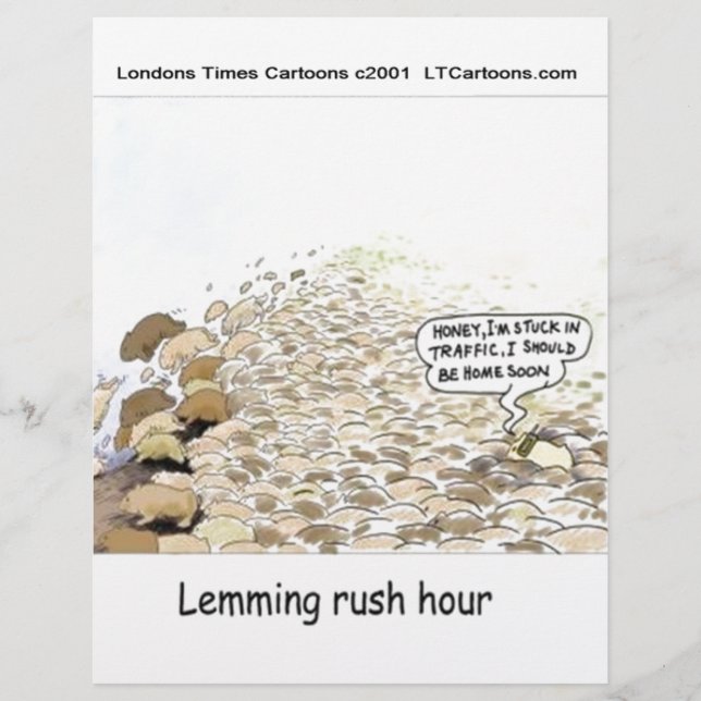 Lemmings Rush Hour Funny (Vorderseite)