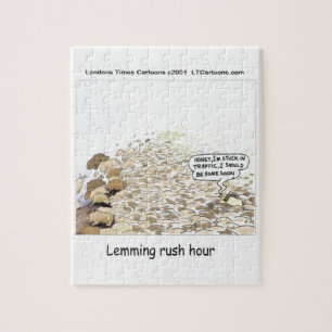 Lemmings Rush Hour Funny Puzzle
