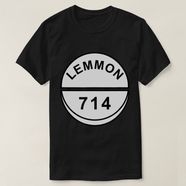 Lemmon 714 Quaaludes Pill Lude T - Shirt T - Shirt (Design vorne)
