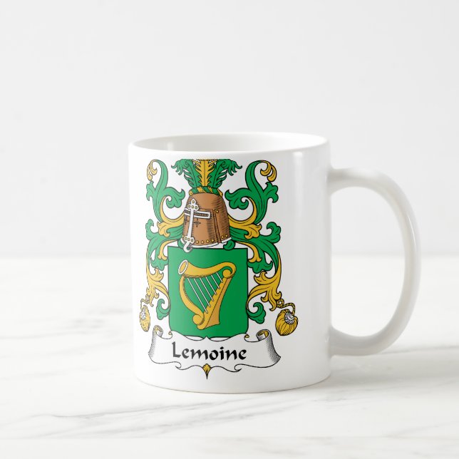 Lemoine Familienwappen Kaffeetasse (Rechts)
