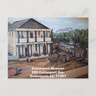 Lemoine Hall, Cottonport Museum20 Cottonport A... Postkarte