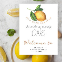 Lemon 1. Geburtstag Party