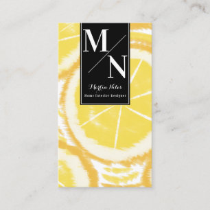 Lemon Abstract Home Interior Designer Stylist Visitenkarte