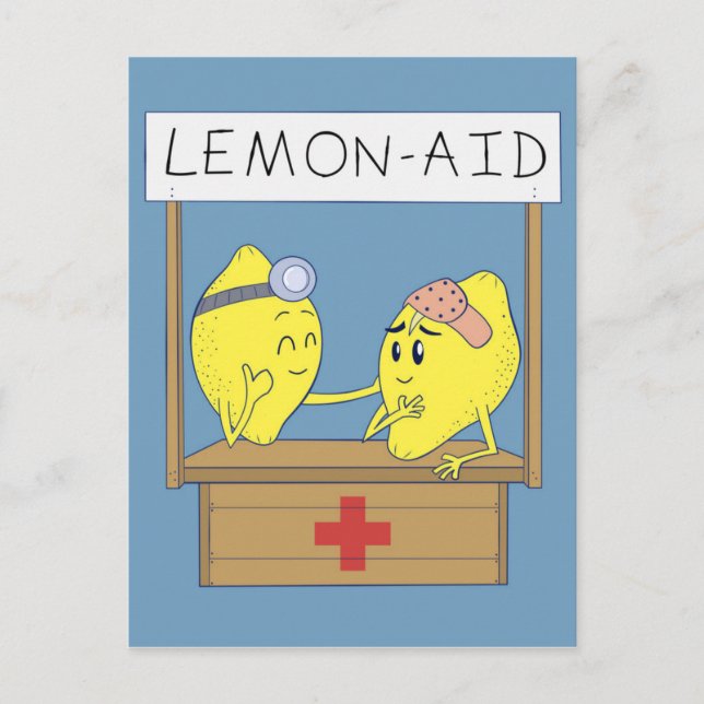 Lemon Aid Postkarte (Vorderseite)