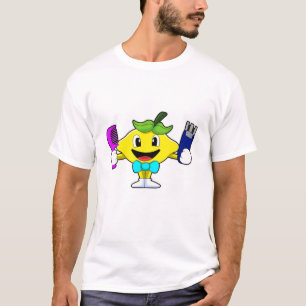 Lemon als Friseur mit Comb & Razor T-Shirt