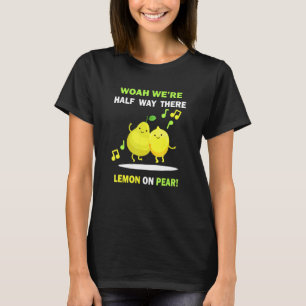 Lemon auf einem Feinschmecker mit Birne T-Shirt
